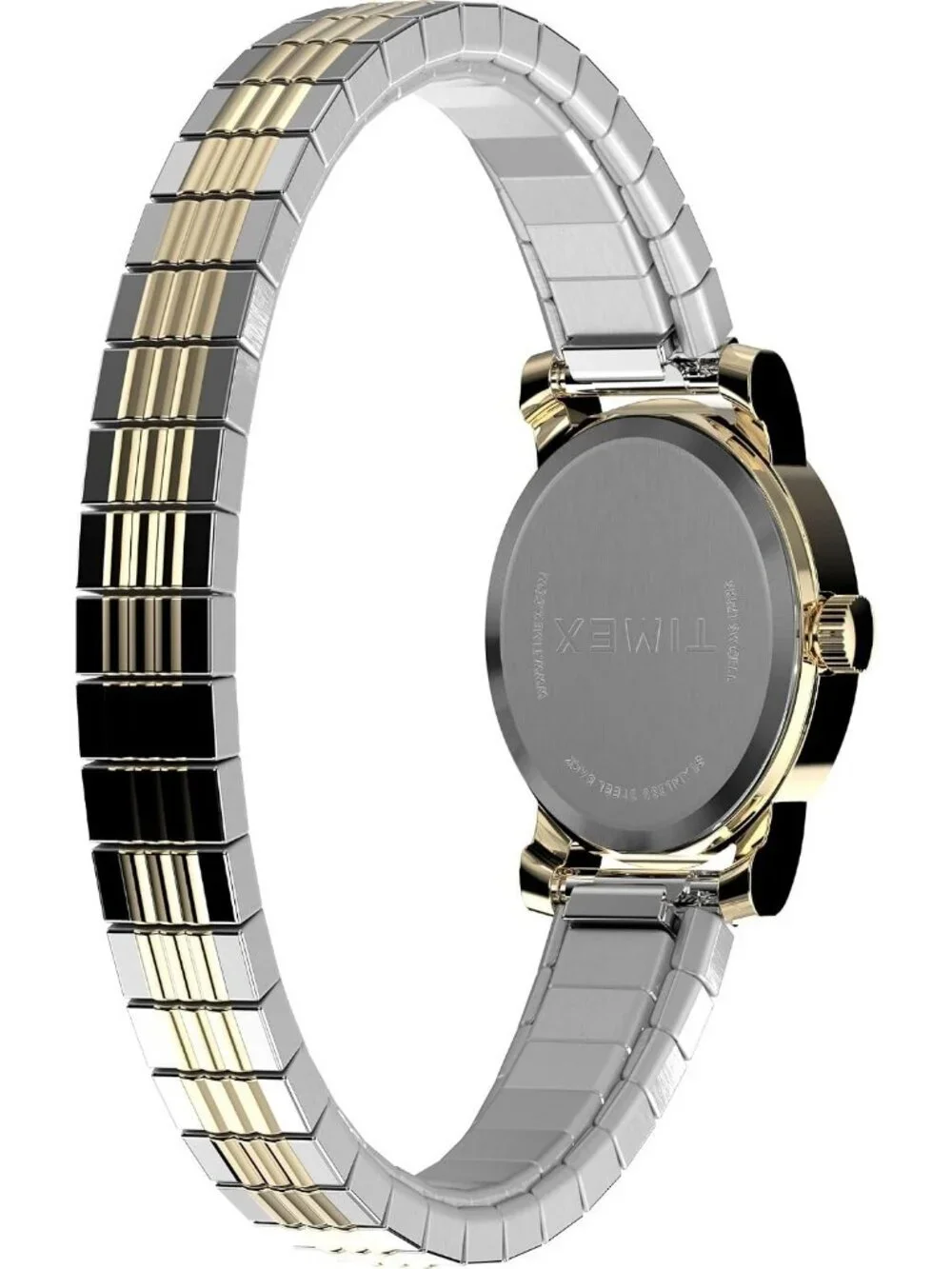 Women's Silver Gold Analog Quartz Cavatina Pearl Dial Oval Classic Wrist Watch